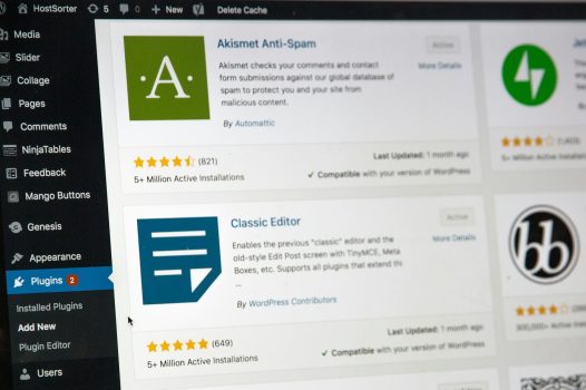 Wordpress Dashboard